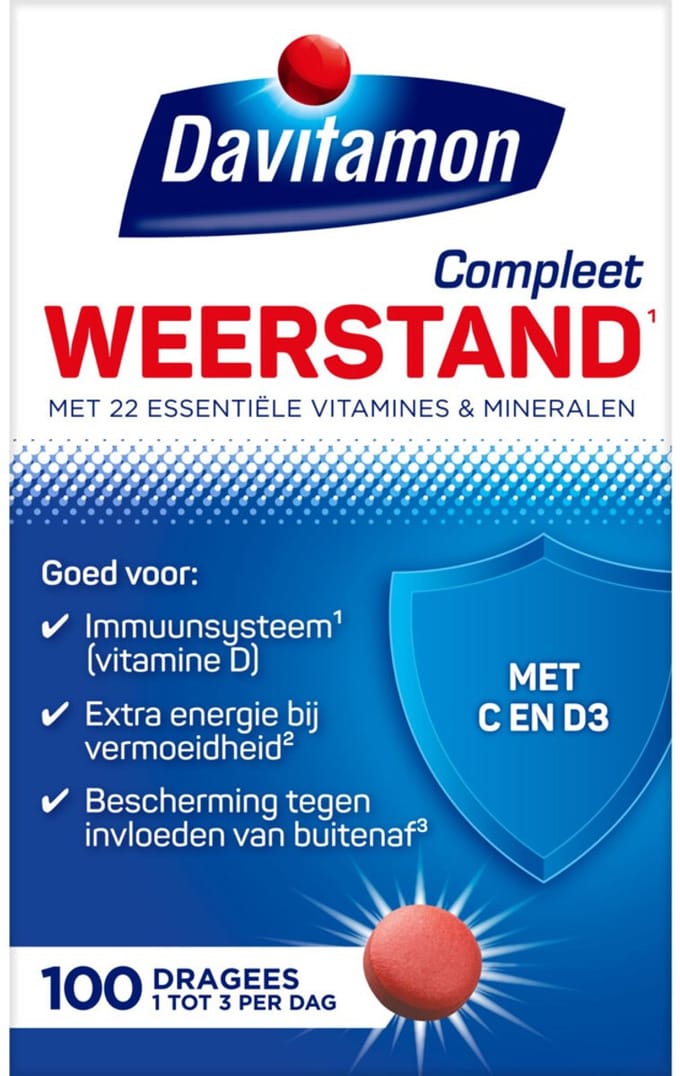 Davitamon Compleet Weerstand - 2 x 100 stuks - Voordeelverpakking