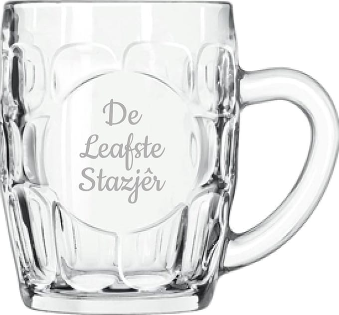 Gegraveerde Bierpul 55cl De Leafste Stazjêr