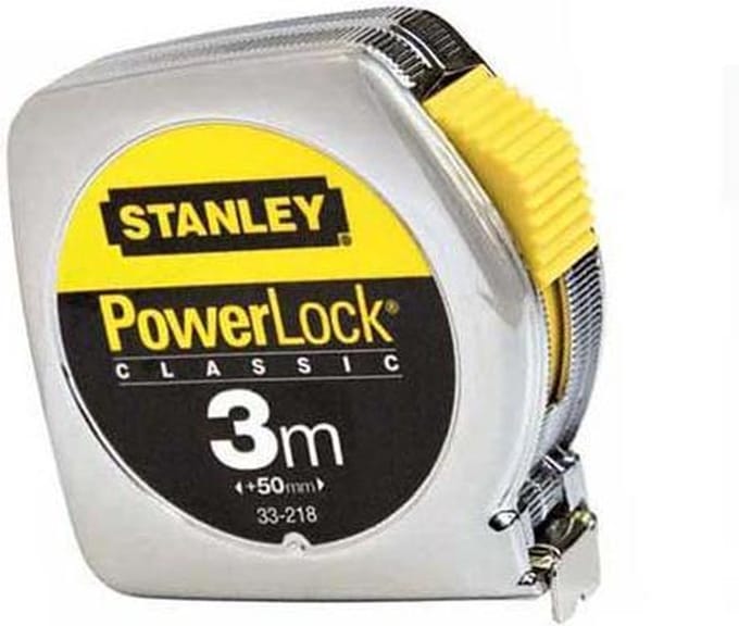 Stanley Rolbandmaat Powerlock 3m - 12.7mm metaal