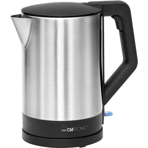 Clatronic WKS 3692 schwarz Waterkoker Aantal/Volume: 1.5 l RVS, Zwart