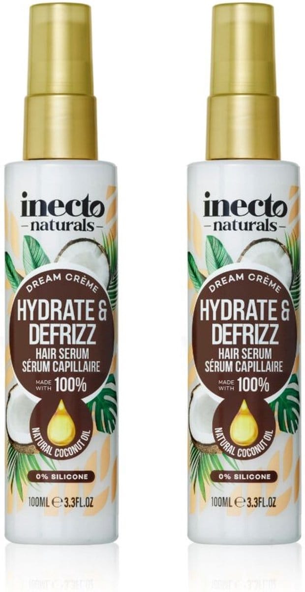 INECTO NATURALS - Hair Serum Dream Crème Coconut - 2 Pak