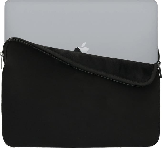 Mobiparts Neoprene geschikt voor Macbook Pro Sleeve 16-inch - Zwart