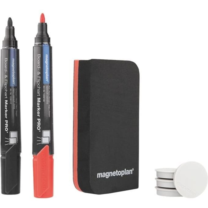 magnetoplan Whiteboard Starter Kit 37102 37102 Whiteboard accessoireset