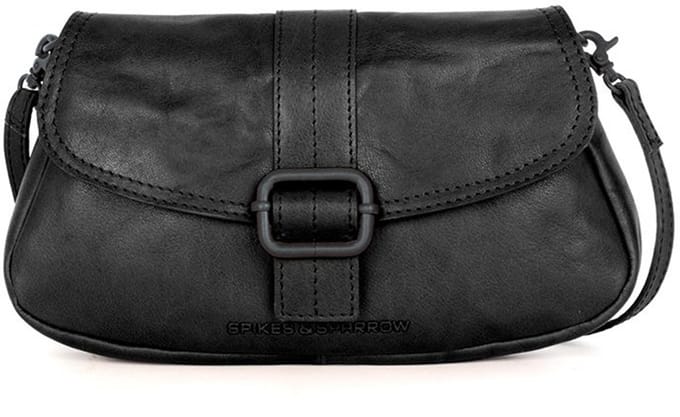 Leren Mini Crossbody / Heuptas - Sylvie - Zwart