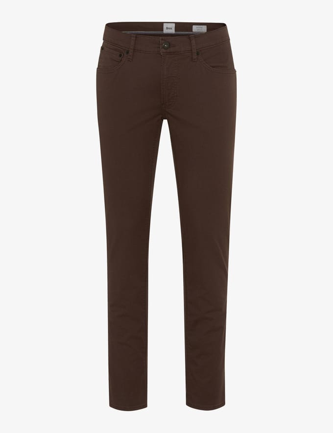 Brax Heren Jeans  Style CHUCK CHOCOLATE, donkerbruin, maat 38/30