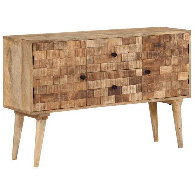 vidaXL Dressoir 110x30x70 cm massief mangohout