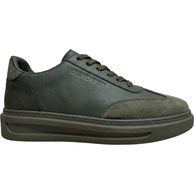 Original Penguin Heren Suède Trainers (Kaki Groen)
