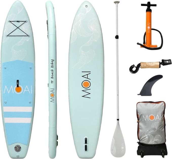 MOAI 11' Ocean SUP board - Ultralight Alround SUP board - Complete set