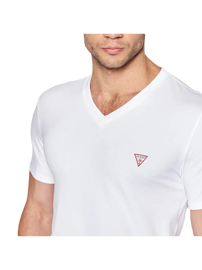 Guess heren T-shirt Classic met logo-Dreieck