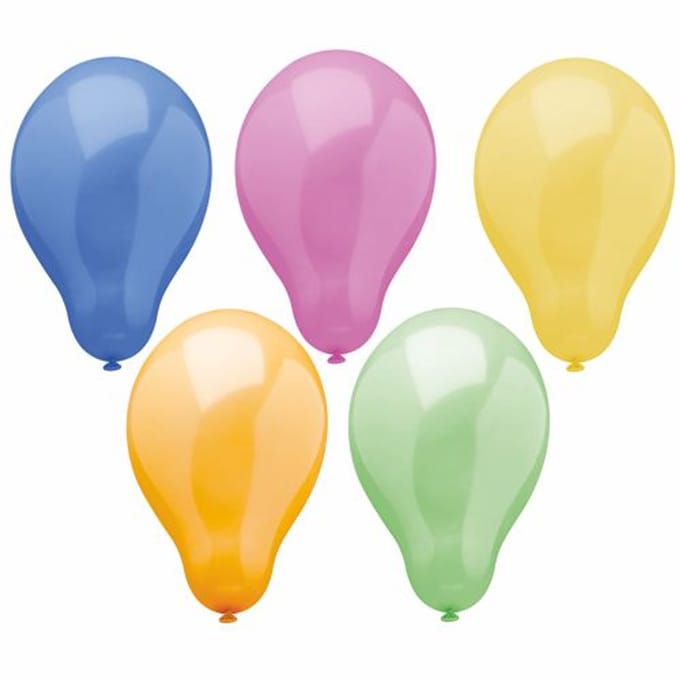 PAPSTAR luchtballonnen 'Trend', kleuren assorti