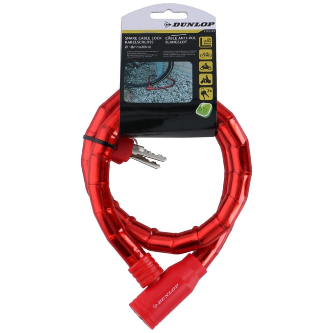 Dunlop Spiraalslot, meerkleurig, 18 x 800 mm, St