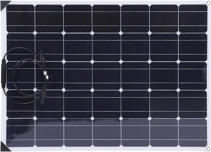 Flexibel Zonnepaneel Kit - Draagbare Energie - Off-Grid Stroom - Inclusief Controller - 150 Watt - Zwart