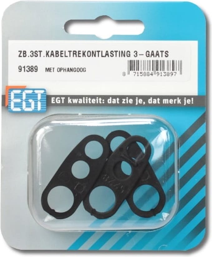3 STUKS KABELTREKONTLASTING 3-GAATS