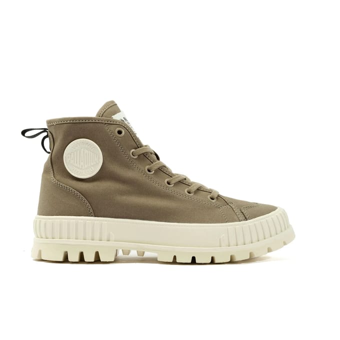 Palladium Pallashock Veterschoenen Hoog - groen - Maat 37