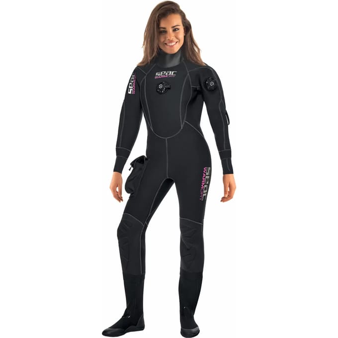 Seacsub Warm Dames Droogpak Zwart 2XL Vrouw
