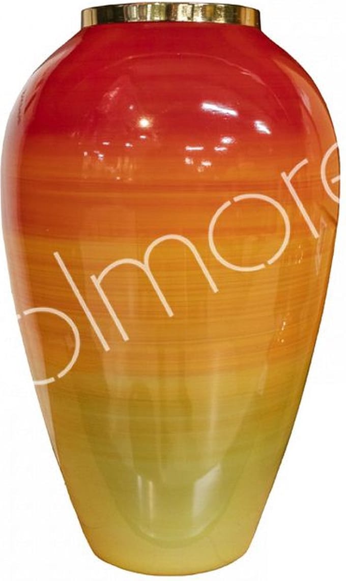 Colmore by Diga Vaas strawberry shortcake enamel glass 26 x 26 x 42 cm