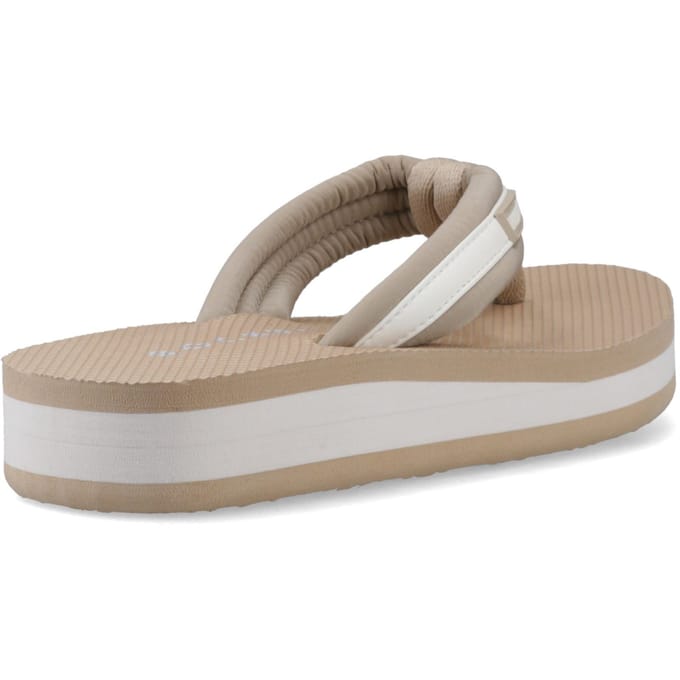 Rocket Dog Monica Nylon PU Textiele Dames Tan/Off White Flip-Flops
