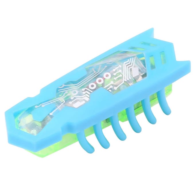 Mini Kat Interactief Speelgoed Snel Bewegende Micro Elektrische Kever voor Huisdieren Spelen Springen(Blauw) Blue blue