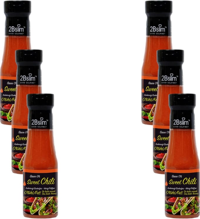 2BSlim | Sweet Chilisaus | 6 stuks | 6 x 250 ml