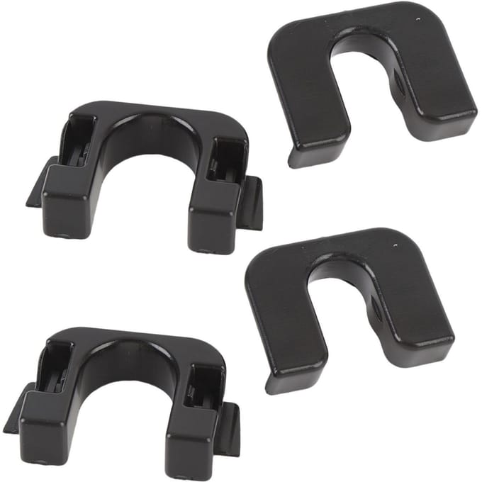 4 Stuks Bevestigingsclip Achterhoedenplank Sterk Draagvermogen 8A6146698AA 1539663 Vervanging voor FIESTA FOCUS B black