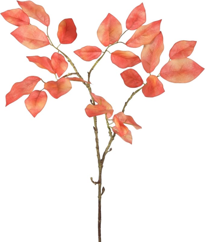 Viv! Home Luxuries Schefflera decoratietak - kunstbloem - perzik - 84cm
