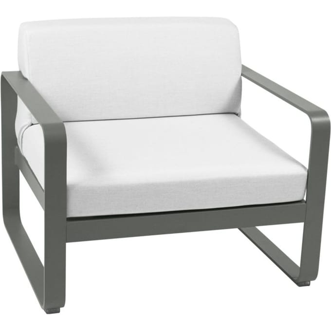 Fermob - BELLEVIE fauteuil - 48 rozemarijn mat - 81 witgrijs - groen