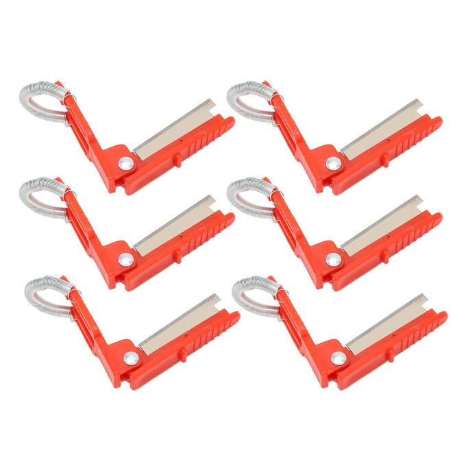 10 stuks Duim Snoeischaar Mes Multifunctioneel Duim Fruitplukapparaat voor Fruit Groente Tuin red