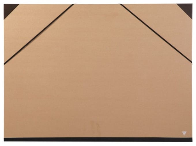 Clairefontaine 44400C, Opbergmap met flap, Karton, Bruin, Landschap/portret, Elastische band, 520 mm