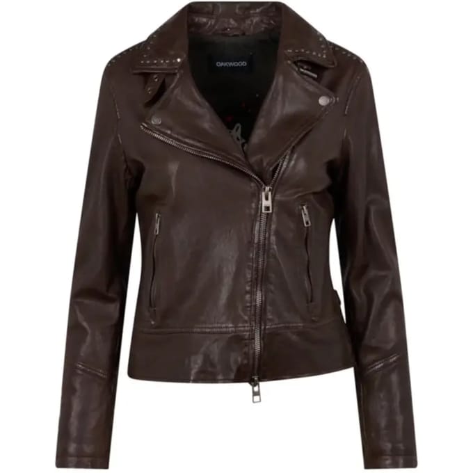 Leren jas voor vrouwen Oakwood Bruna