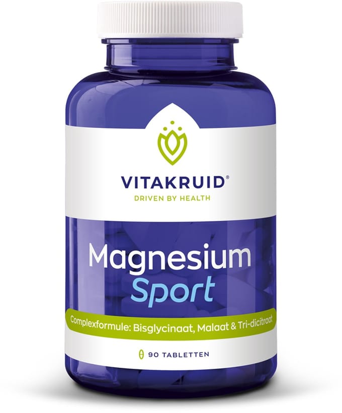 Vitakruid Sport Complexformule Bisglycinaat Malaat & Tri-dicitraat - 90 tabletten