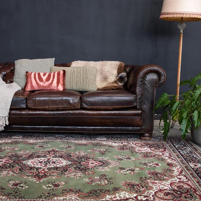 Vintage vloerkleed Nain Perzisch Groen - 235 x 320 cm - (XL)