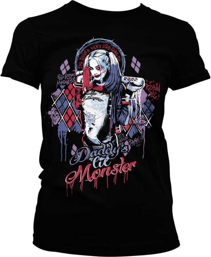 SUICIDE SQUAD - T-Shirt Harley Quinn Girly (S)