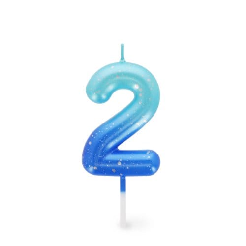 Legami verjaardagskaarsjes nummers groen / blauw - 2