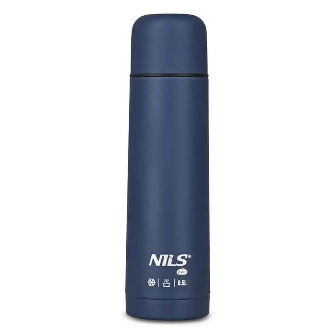 NILS Thermos Fles 500ml - RVS Dubbelwandig, Lekvrij
