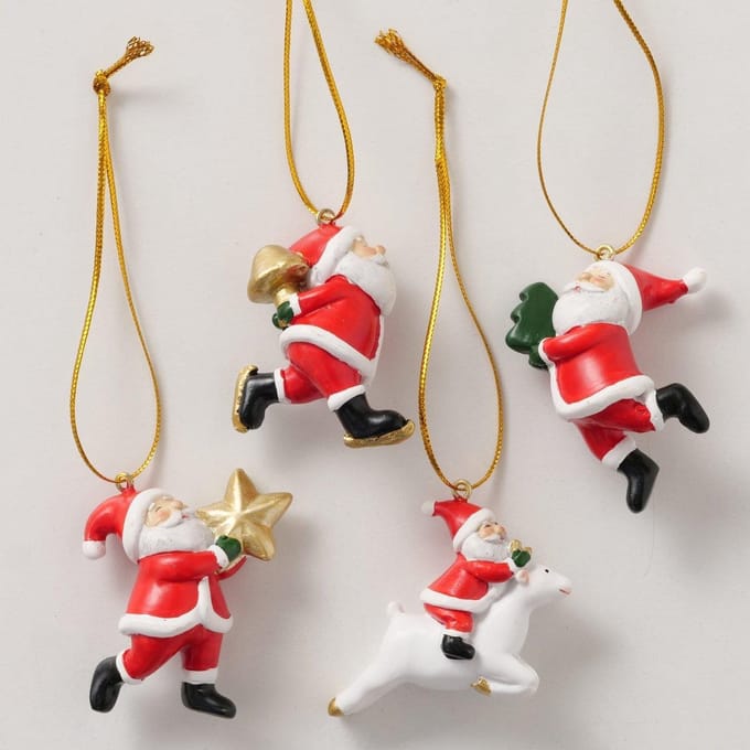 Boltze Home Kersthanger Kerstman 5x3x6cm