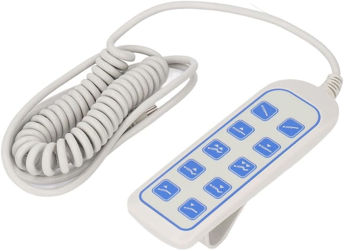 Dailygoods - Lift Bed Afstandsbediening met Multifunctionele 8 Pin Plug