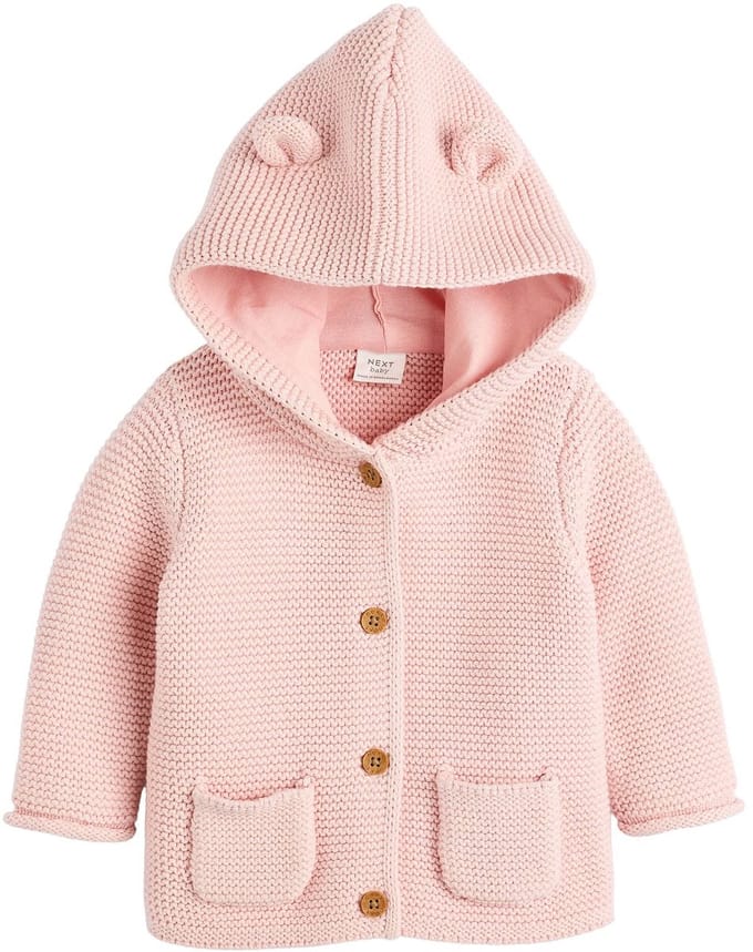 Next - Meisjes - Gebreid babyvestje - Roze