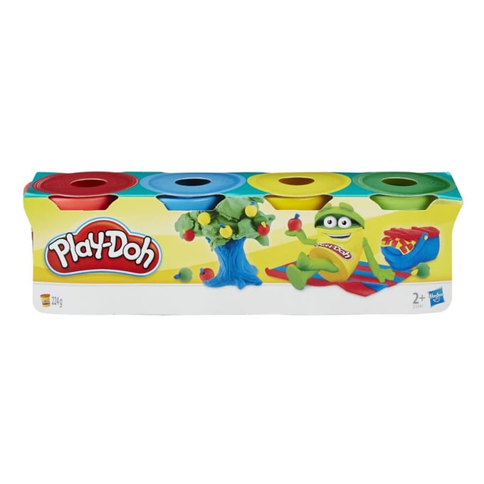 Hasbro Play-Doh Serie - Boetseerklei - Vier Tubes - 224 g
