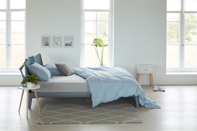 Beddinghouse - Jersey - Hoeslaken - 120x220 cm - Licht grijs