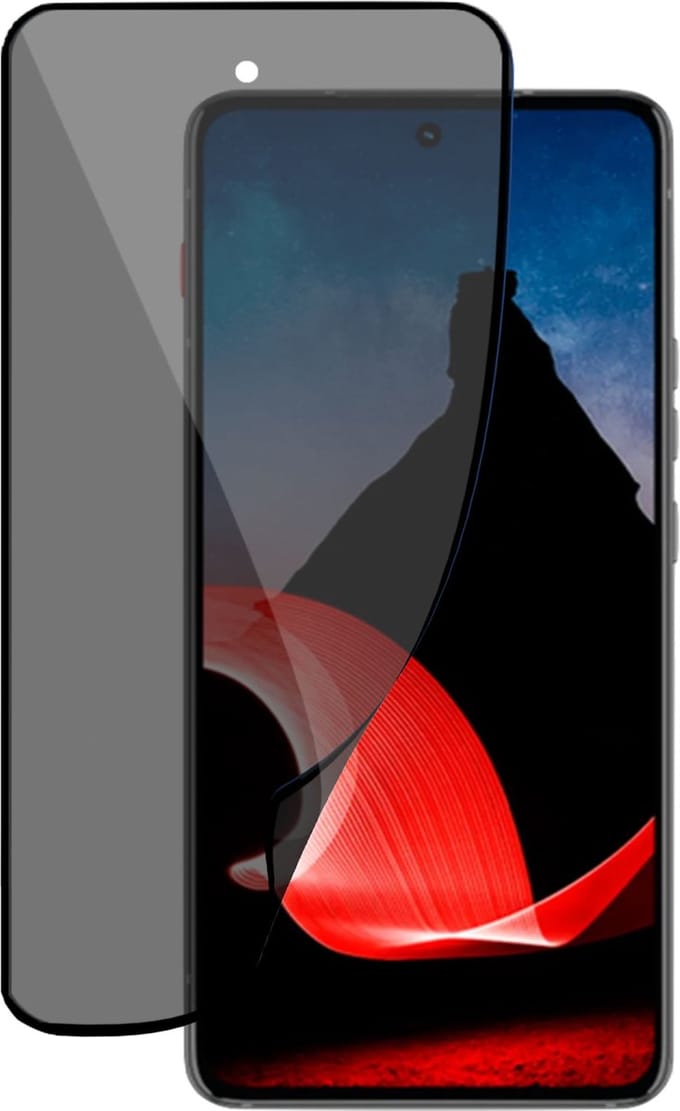 Privé Screenprotector geschikt voor Motorola ThinkPhone Screenprotector - Privacy Beschermglas - Privacy Proteqt+