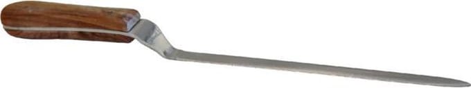 Luxe briefopener troffelmodel greep hout