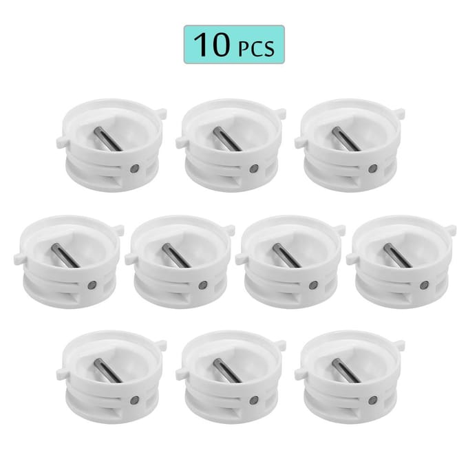 10 STKS Surfplank Leash Plug SUP Board Surfing Leash Plugs Surfplank Cup met roestvrijstalen pin wit
