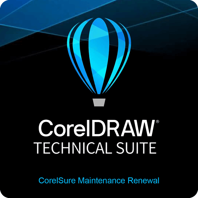 CorelDRAW Technical Suite CorelSure Maintenance Renewal 1 - 4 Gebruiker(s)