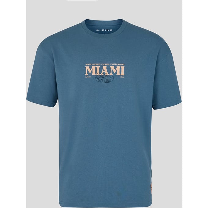Bwt Alpine Formula One Team Miami Race Grafisch T-shirt - Unisex