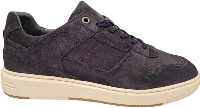 Cycleur de Luxe Blauwe Suede Heren Sneakers - Blauw - 44