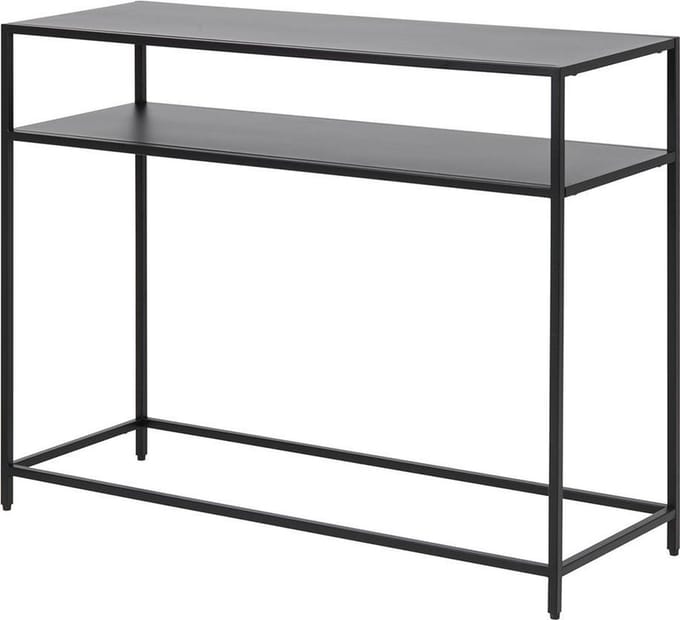 Lisomme Roy metalen sidetable zwart - 100 x 35 cm