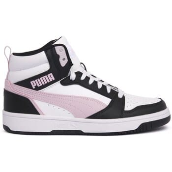 PUMA Rebound v6 Unisex Sneakers - PUMA White-Rose Mauve-PUMA Black