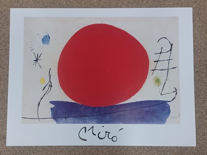 poster Verkerke Miró - Senza titolo 80 x 60