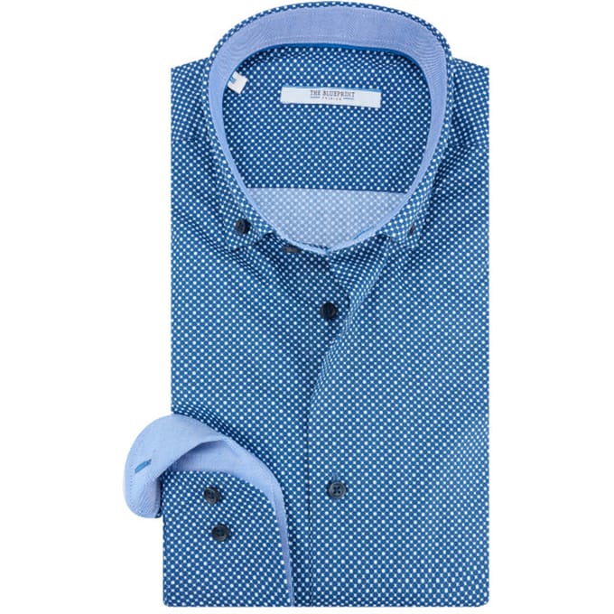 The Blueprint trendy overhemd met lange mouwen
