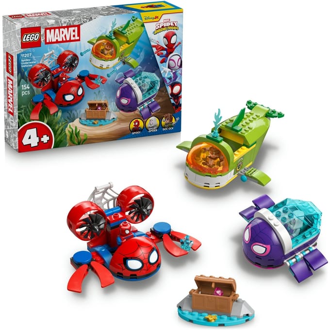 LEGO Marvel Super Heroes LEGO® MARVEL SUPER HEROES 11207 Spidey: Onderwatervoertuigen (11207)